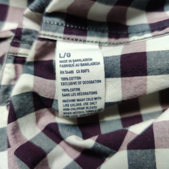 American Eagle Button Down Shirt Prep Fit Large - Picture 4 of 6